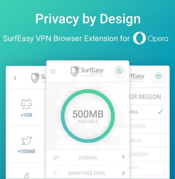 โอเปร่า VPN โดย surfeasy