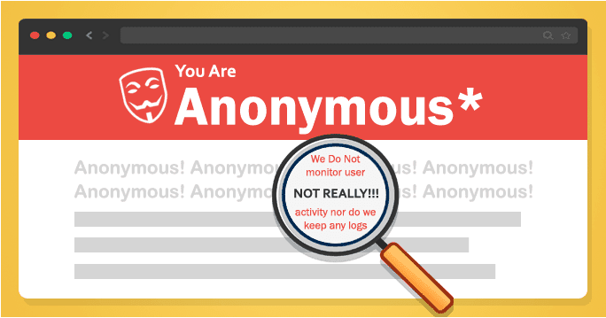 naršant anonimiškai
